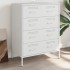 Aparador de acero blanco 68x39x89