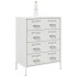 Aparador de acero blanco 68x39x89
