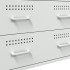 Aparador de acero blanco 68x39x89