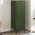 Aparador de acero verde oliva 36x39x113