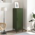 Aparador de acero verde oliva 36x39x113