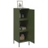 Aparador de acero verde oliva 36x39x113