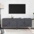 Muebles de TV 2 unidades acero gris antracita 68x39x50,5