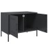 Muebles de TV 2 unidades acero gris antracita 68x39x50,5