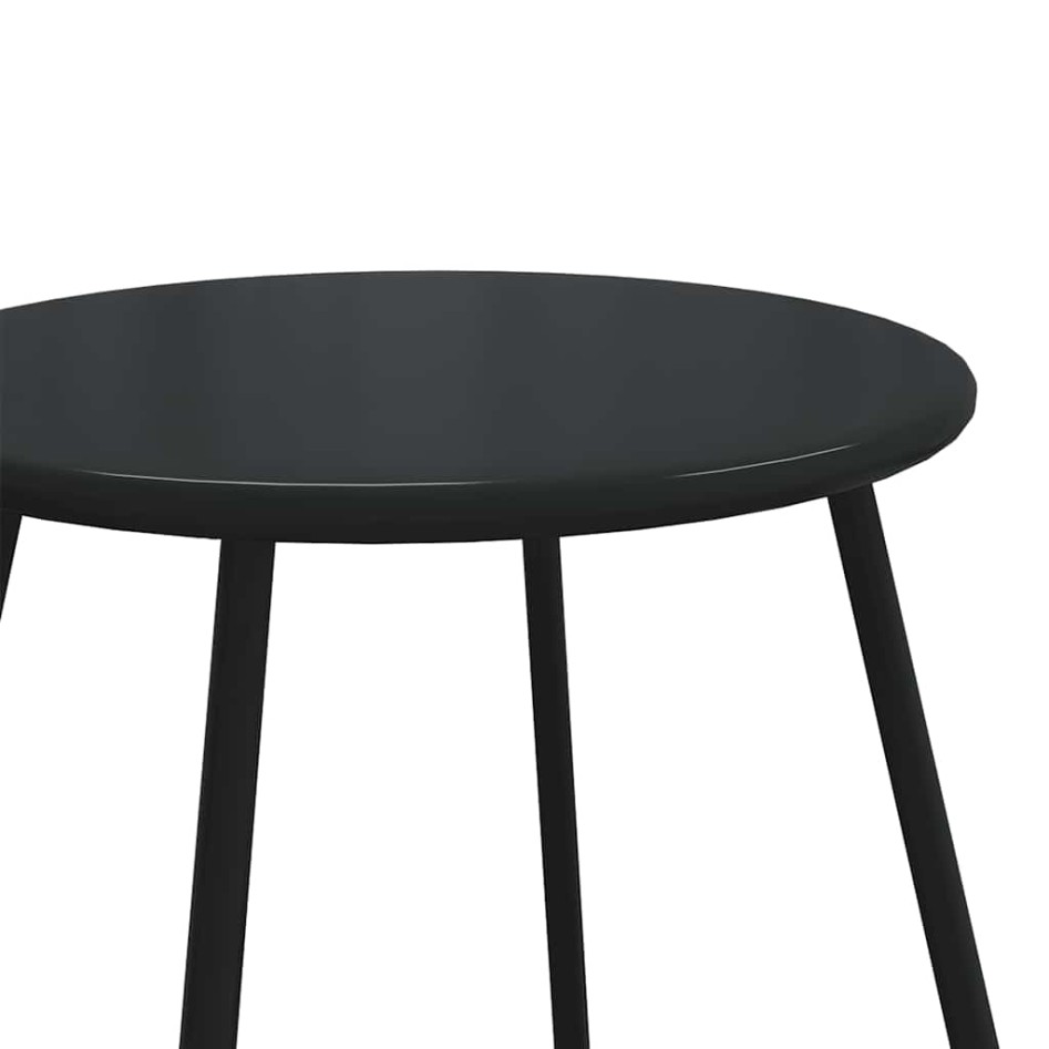 Juego de muebles de jardín con cojines 5 piezas acero