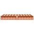 Cama sin colchón madera maciza pino marrón cera 150x200