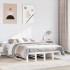 Estructura de cama sin colchón madera de pino blanca 140x190