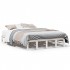 Estructura de cama sin colchón madera de pino blanca 140x190