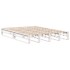 Estructura de cama sin colchón madera de pino blanca 140x190