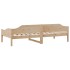 Estructura de cama sin colchón madera maciza de pino 90x200