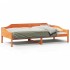 Estructura de cama sin colchón madera de pino marrón 90x200