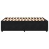 Estructura de cama sin colchón terciopelo negro 120x200