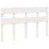 Estructura de cama sin colchón madera de pino blanca 140x190