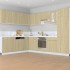 Mueble frigorífico madera ingeniería roble Sonoma 60x57x207