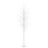 Abedul artificial blanco con 672 LEDs blanco cálido 400