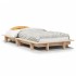 Estructura de cama sin colchón madera maciza de pino 100x200