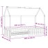 Cama con forma de casa para niños madera maciza pino 90x200