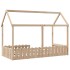 Cama con forma de casa para niños madera maciza pino 90x190