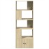 Estantería de madera de ingeniería roble Sonoma 70x36x189