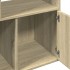Estantería de madera de ingeniería roble Sonoma 70x36x189