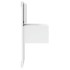 Mesitas de noche de pared con luces LED 2 unidades