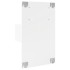 Mesitas de noche de pared con luces LED 2 unidades