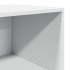 Aparador alto madera de ingeniería blanco 45x41x185
