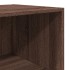 Aparador alto madera de ingeniería marrón roble 50x41x185