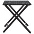 Juego de comedor de jardín plegable 5 piezas ratán PE