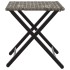 Juego de comedor de jardín plegable 5 piezas ratán PE