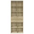 Aparador alto madera de ingeniería roble Sonoma 70x42,5x185