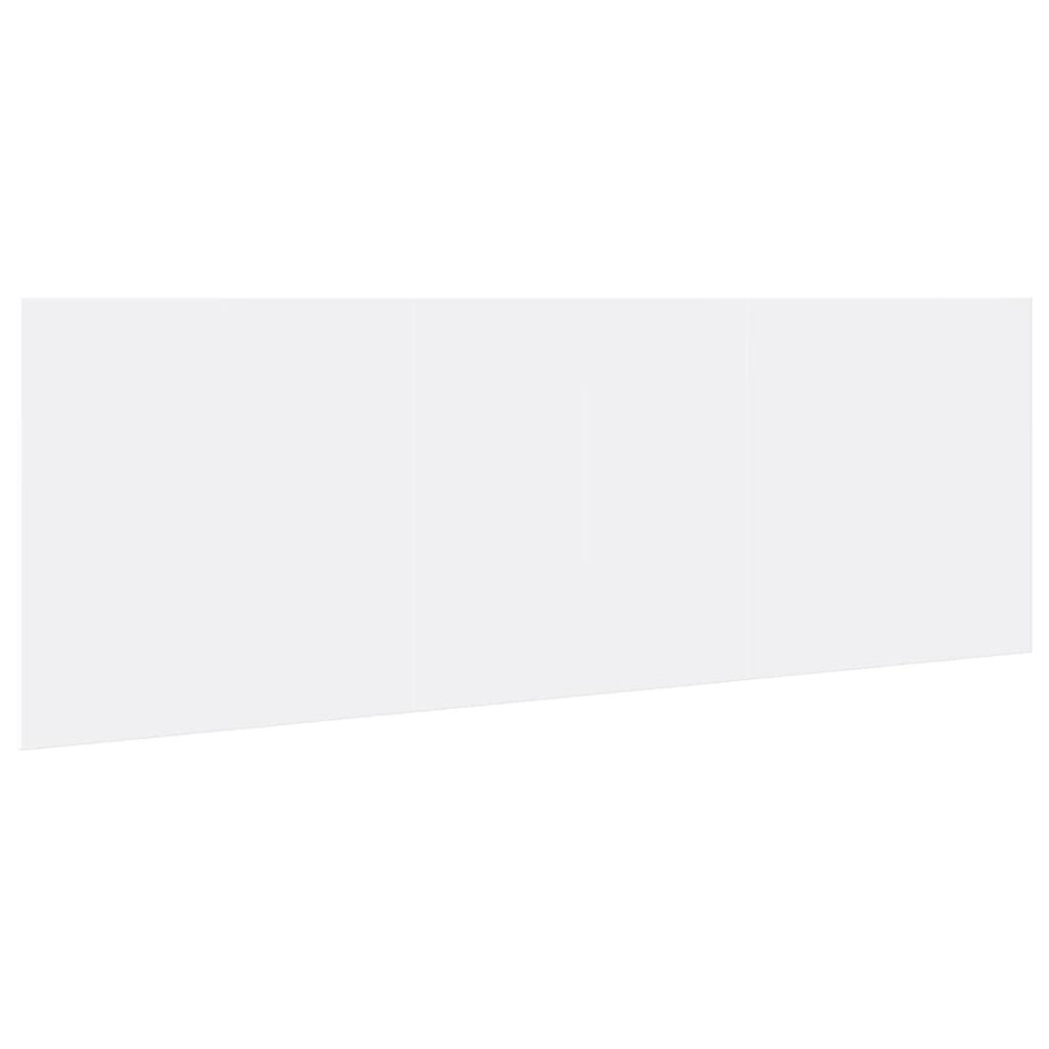 Cabecero de cama con mesitas madera de ingeniería blanco 240