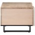 Mesa de centro de madera maciza mango blanco 100x55x40