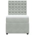 Cama box spring con colchón terciopelo gris claro 100x200