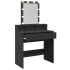 Tocador con luces LED negro 80x41x144,5