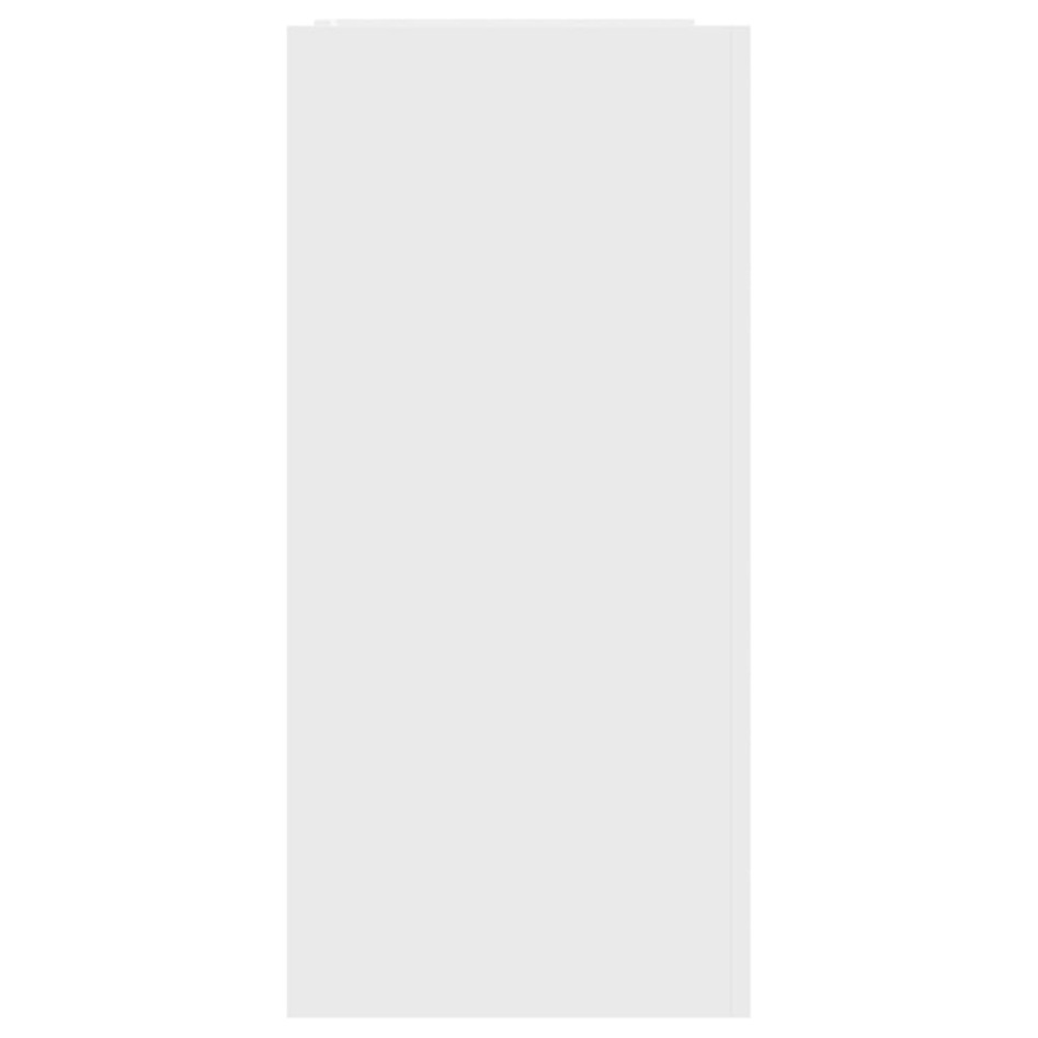 Aparador de madera de ingeniería blanco 100x35x75