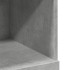 Aparador de madera de ingeniería gris 80x42,5x124