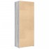 Aparador alto madera de ingeniería gris Sonoma 70x42,5x185