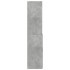 Aparador alto madera de ingeniería gris hormigón 70x42,5x185