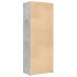 Aparador alto madera de ingeniería gris hormigón 70x42,5x185