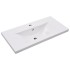 Set de mueble de baño 2 piezas cerámica y madera de