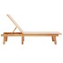 Tumbona de madera maciza de acacia y textileno
