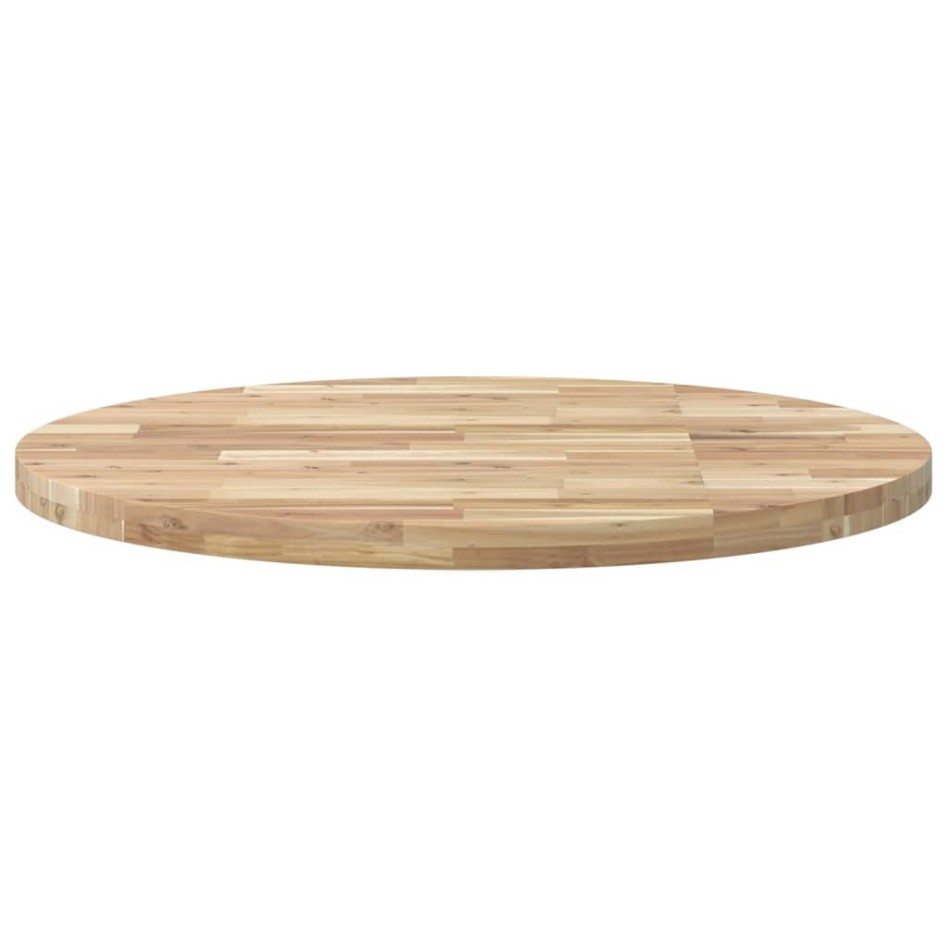 Tablero de mesa redondo madera maciza de acacia Ø90x4