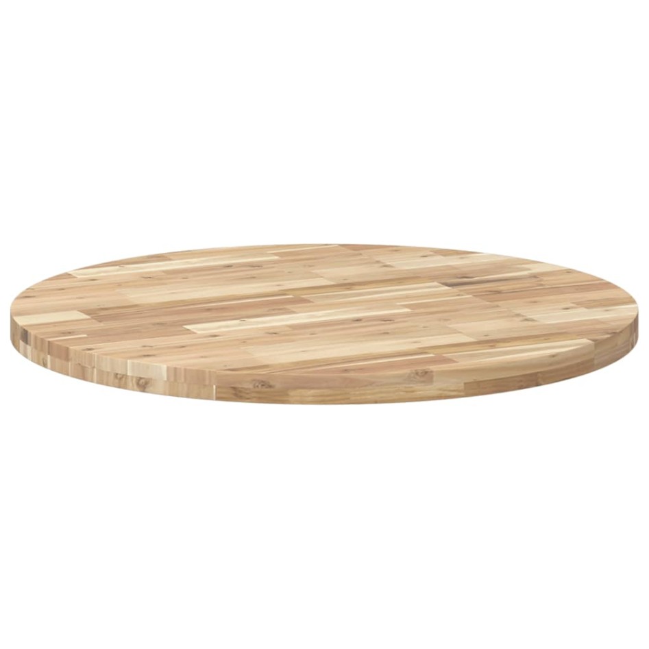 Tablero de mesa redondo madera maciza de acacia Ø90x4