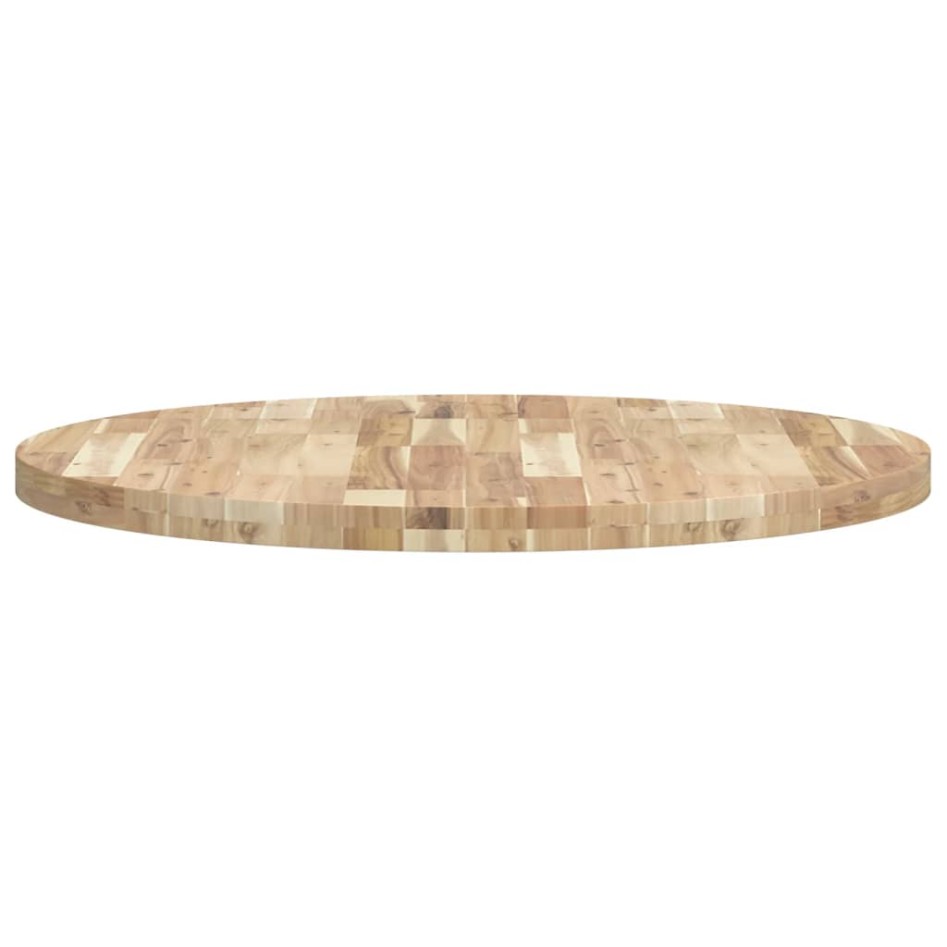 Tablero de mesa redondo madera maciza de acacia Ø90x4