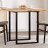 Tablero de mesa cuadrado madera maciza acacia 80x80x4