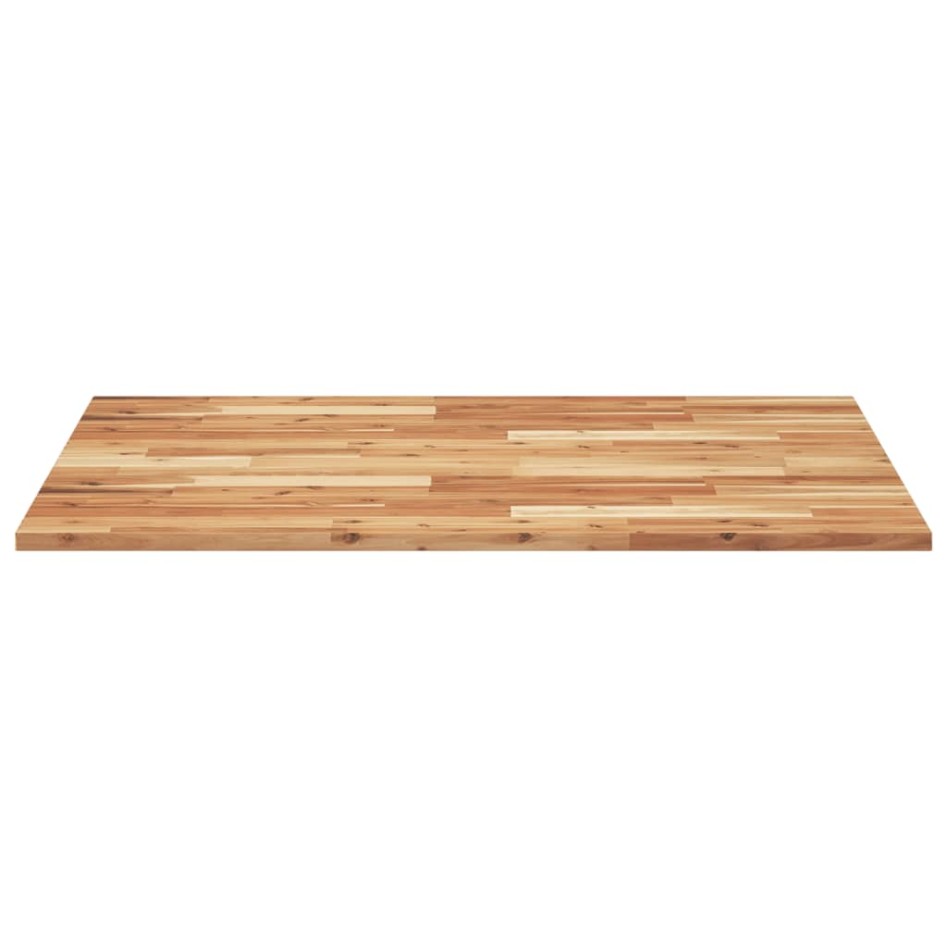 Tablero de mesa rectangular madera maciza de acacia 100x80x2