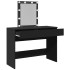 Tocador con luces LED negro 100x40x130