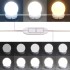 Tocador con luces LED negro 100x40x130