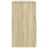 Tocador con taburete roble Sonoma 60x40x113,5
